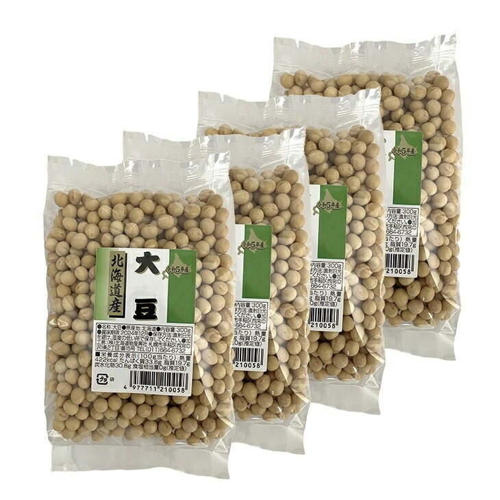 北海道産 大豆 ユキホマレ 300g×4袋