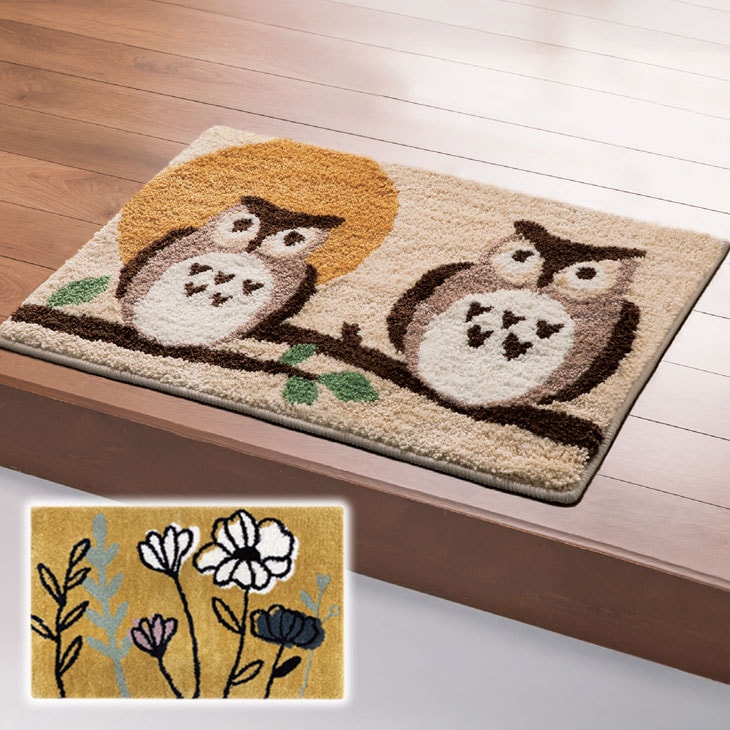 洗えるボリューム玄関マット 45×60cm