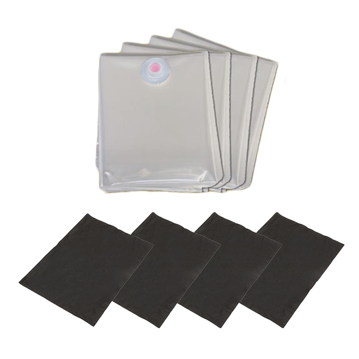 ファミラ 布団圧縮袋 Mサイズ 92×120cm＋竹炭シートセット