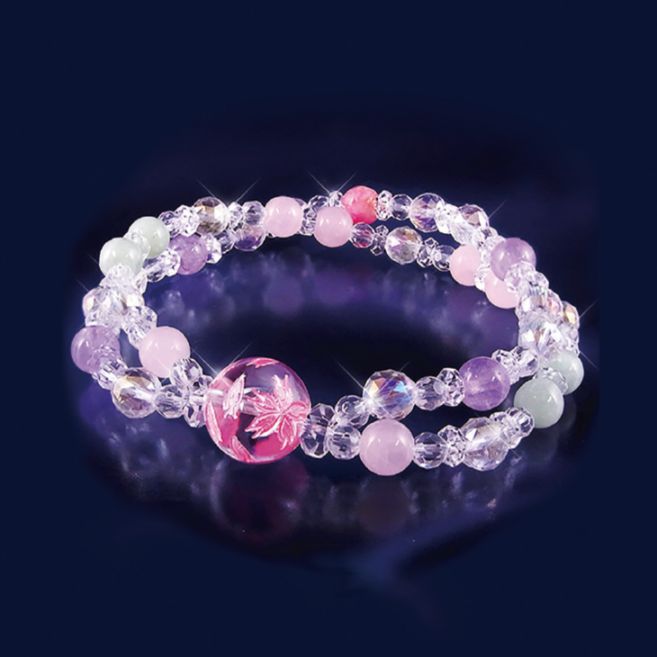 日本製 桜2連ブレスレット