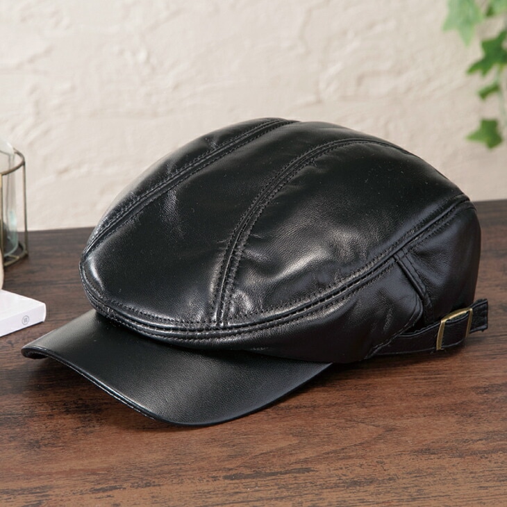 羊革ハンチング