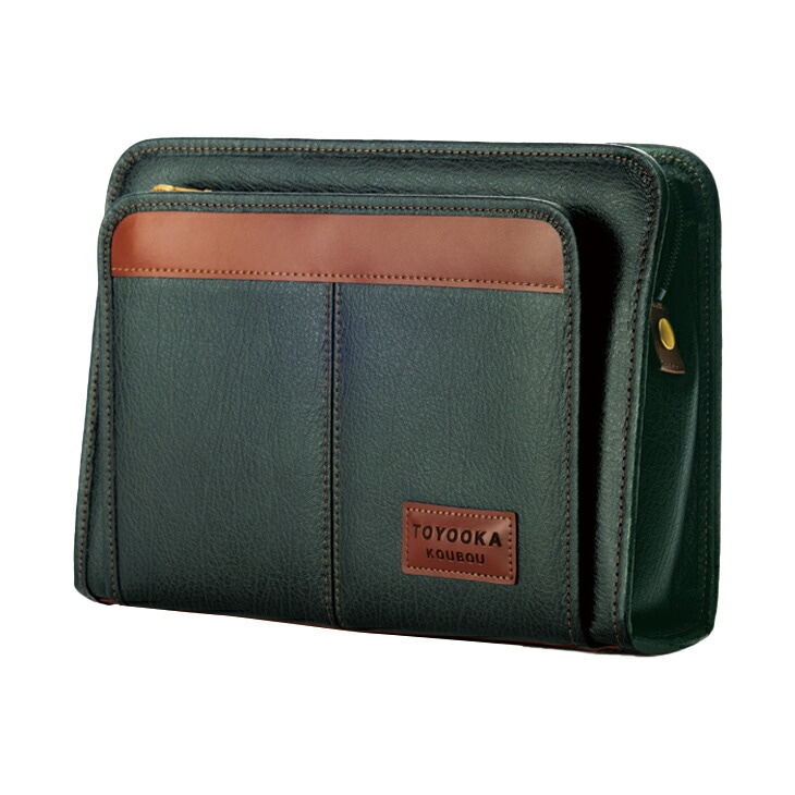 日本製 豊岡工房 セカンドバッグ