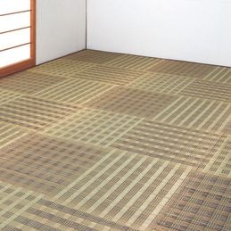 市松模様い草花ござ 江戸間8畳｜ファミリー・ライフ公式通販