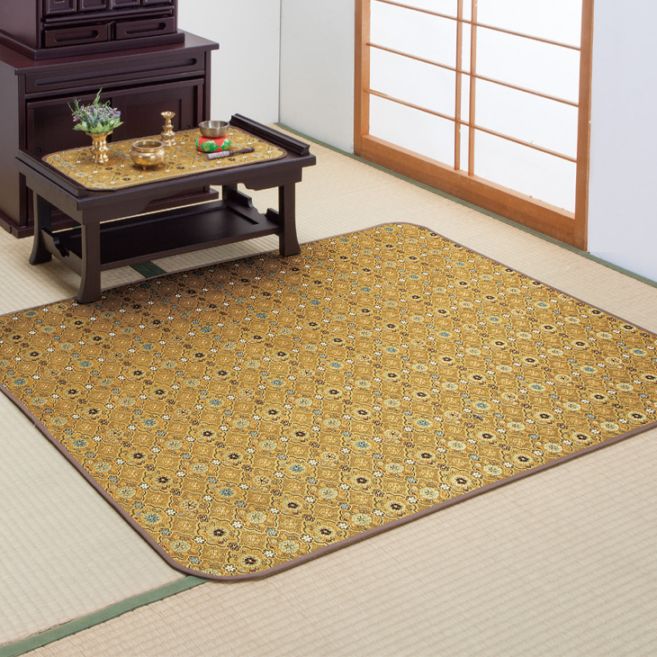 日本製 金襴紋織仏前マット 100×120cm