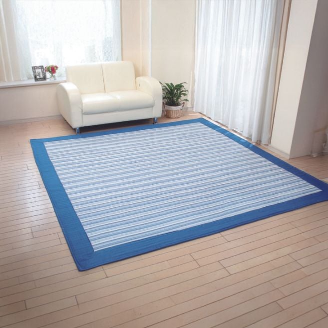 しじら織ボリュームクッションラグ 正方形 200×200cm