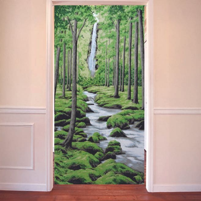 癒しの森のれん 85×170cm