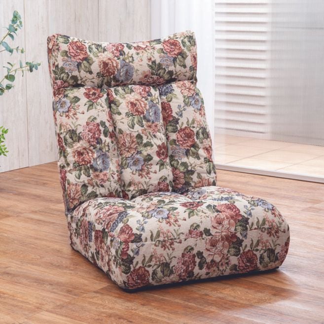 幅広座面のポケットコイル座椅子