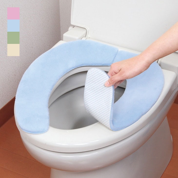 消臭ふんわり便座シート同色4組セット