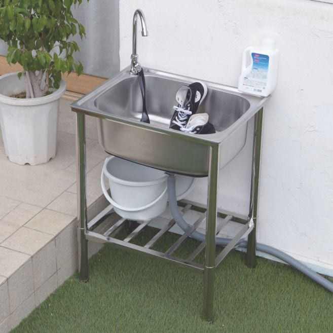 手作り　流し台 ④ ステンレス製 深型流し台｜ファミリー・ライフ公式通販