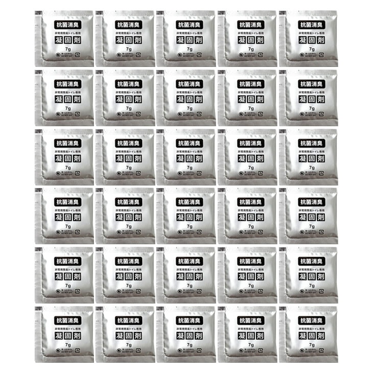 簡易トイレ30セット 凝固剤30包 処理袋30枚