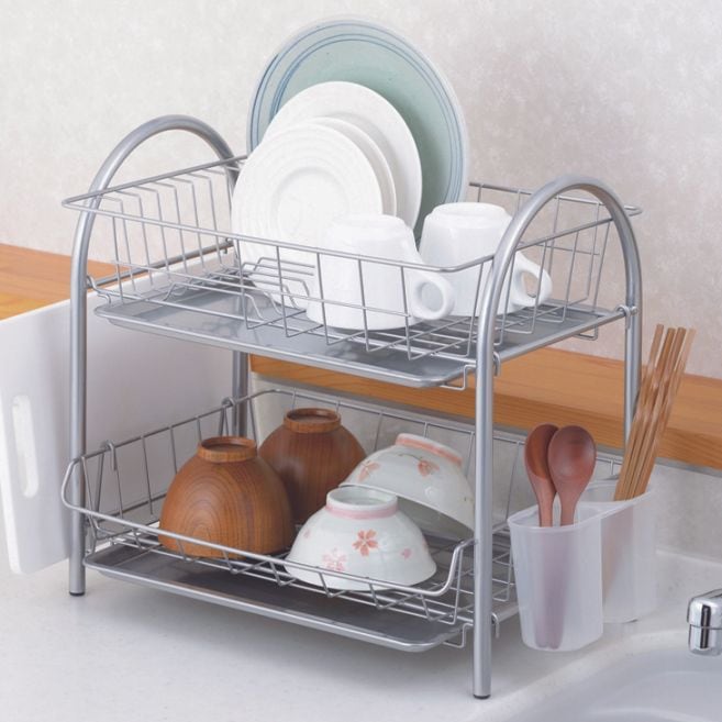 ワイド2段水切りかご