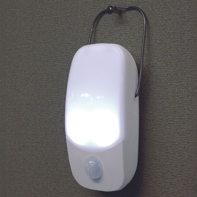 LEDセンサーライト マグピカ 2個組