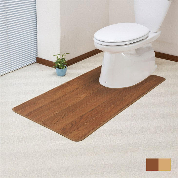 木目調トイレマット