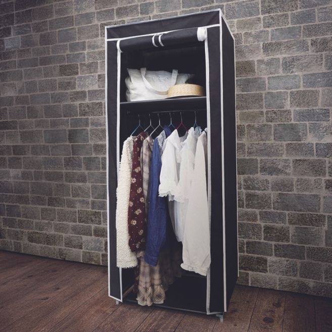 シンプルハンガーラック カバー付き