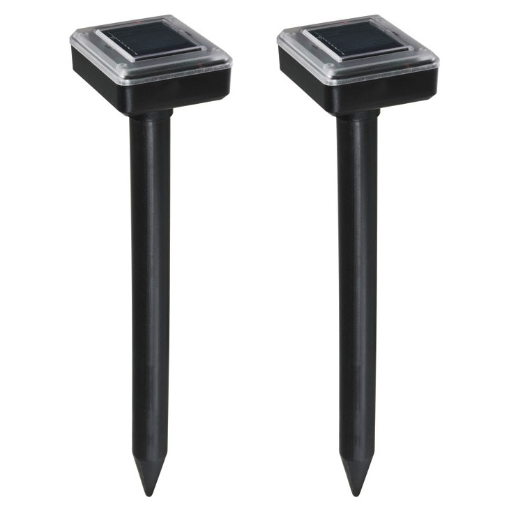 ソーラー式モグラ撃退器 2本組