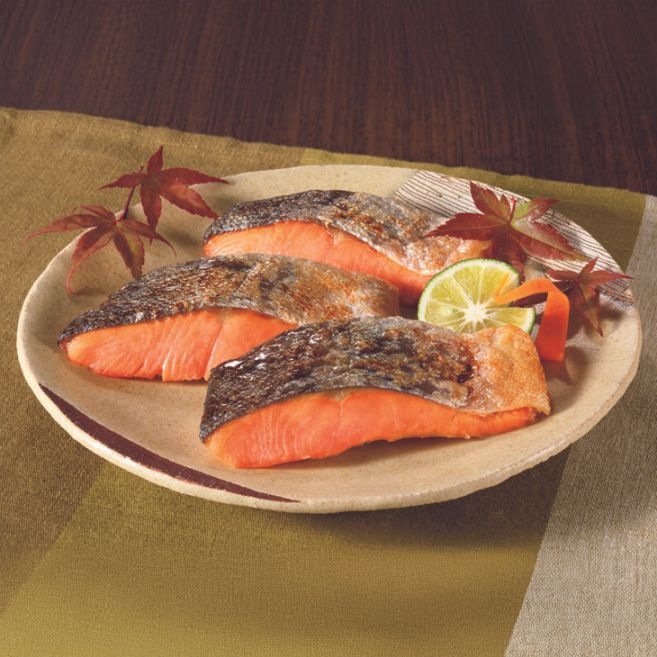 三陸産 銀鮭 寒風干し 3切×4袋