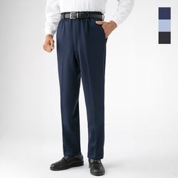 日本製 紳士杢調裏起毛ストレートパンツ3色組 同サイズ 股下60・64