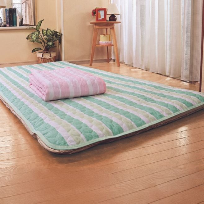 吸湿速乾しじら織敷パッド ダブル
