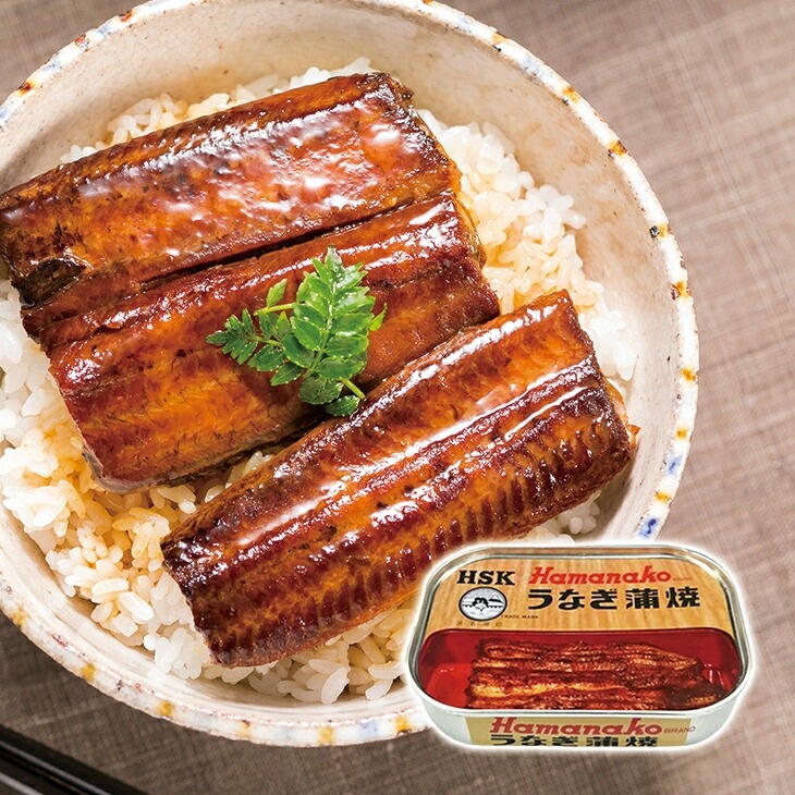 浜名湖産 うなぎ蒲焼缶詰 100g