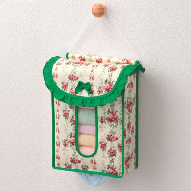 グリーンの森シリーズ2色組　タオルストッカー