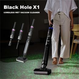 コードレス水拭き掃除機 スペシャルセット ブラック｜ファミリー