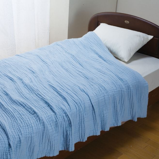 綿100％ふんわり6重ガーゼケット