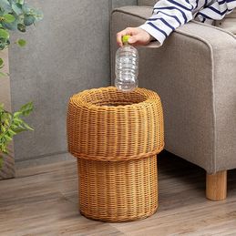 天然籐ランドリーチェスト ワイド 4段｜ファミリー・ライフ公式通販