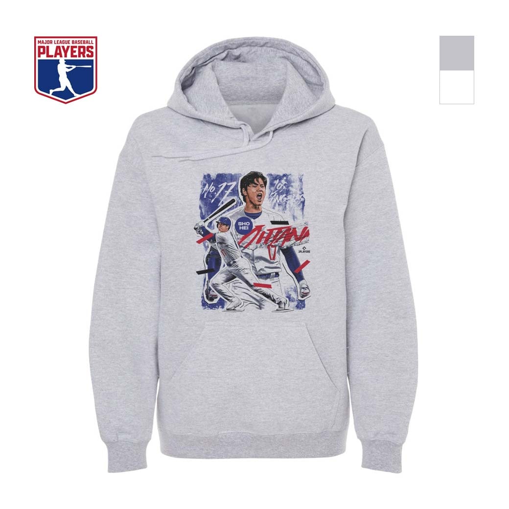 MLBPA公式ライセンス 大谷翔平 グラフィックパーカー アクションコラージュ柄