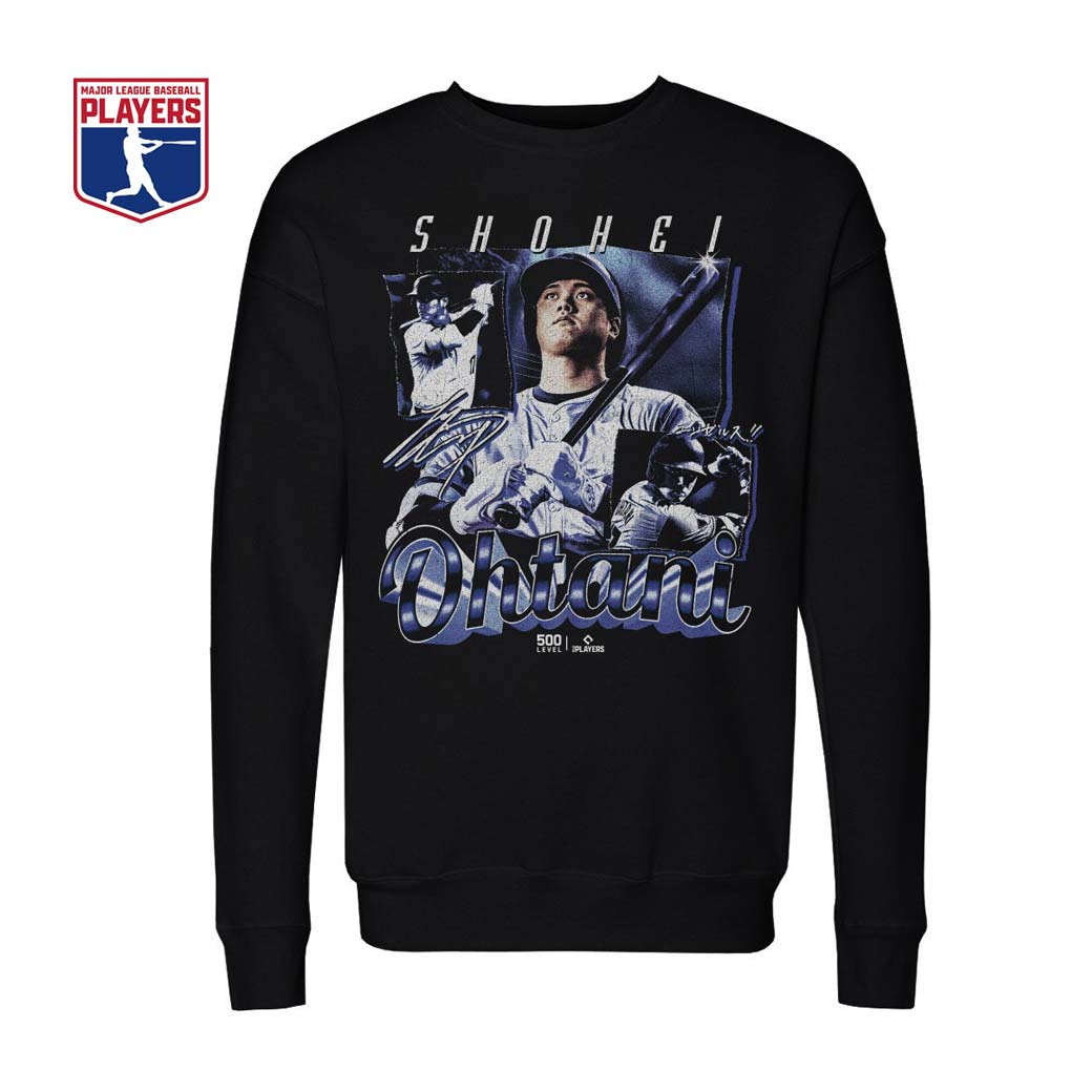 MLBPA公式ライセンス 大谷翔平 グラフィックトレーナー ヴィンテージコラージュ柄