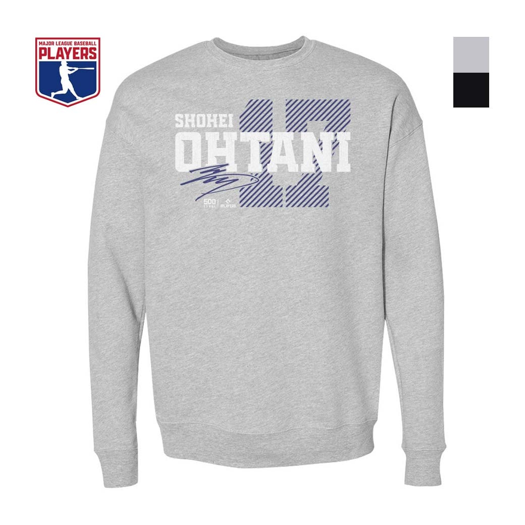 MLBPA公式ライセンス 大谷翔平 グラフィックトレーナー ナンバー＆サイン柄