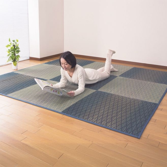 ふっくらい草ラグ FXダイヤ 240×320cm