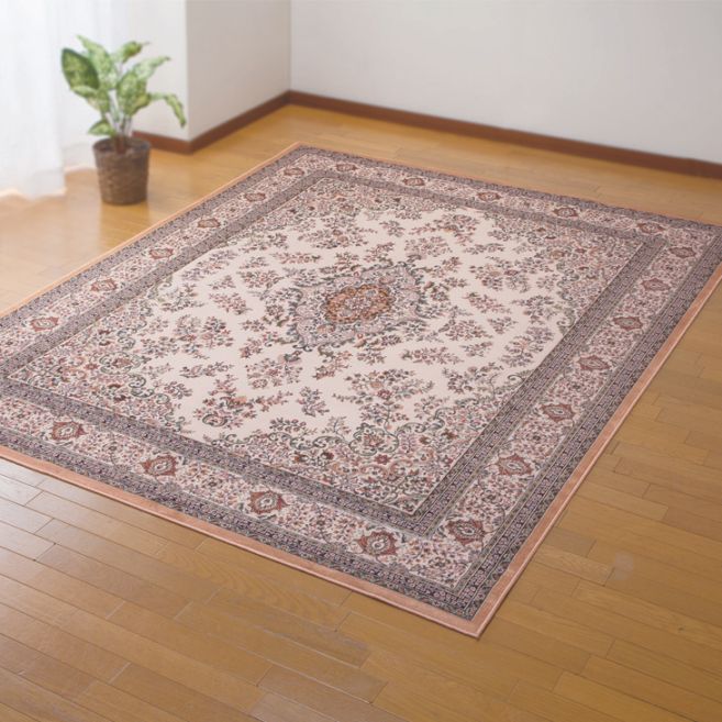 ベルギー製綿混モケット織カーペット 195×250cm