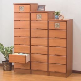 天然籐ランドリーチェスト ワイド 4段｜ファミリー・ライフ公式通販