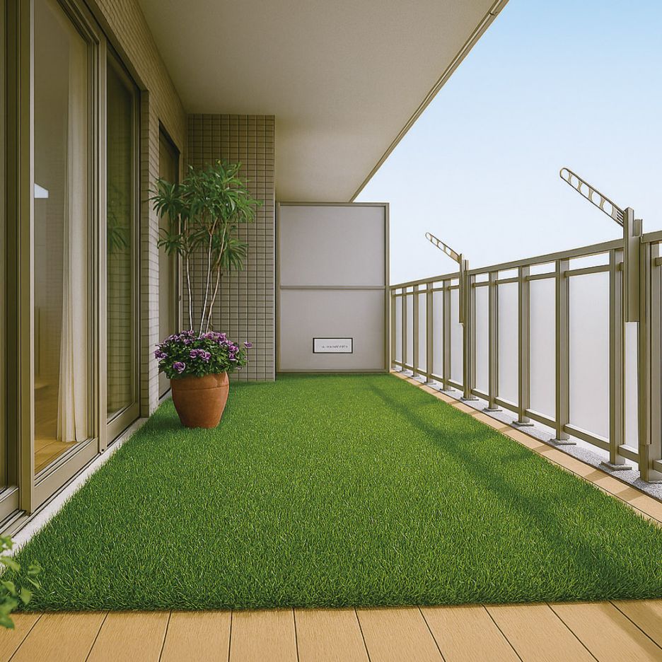 防草シート付きロール人工芝 100×1000cm