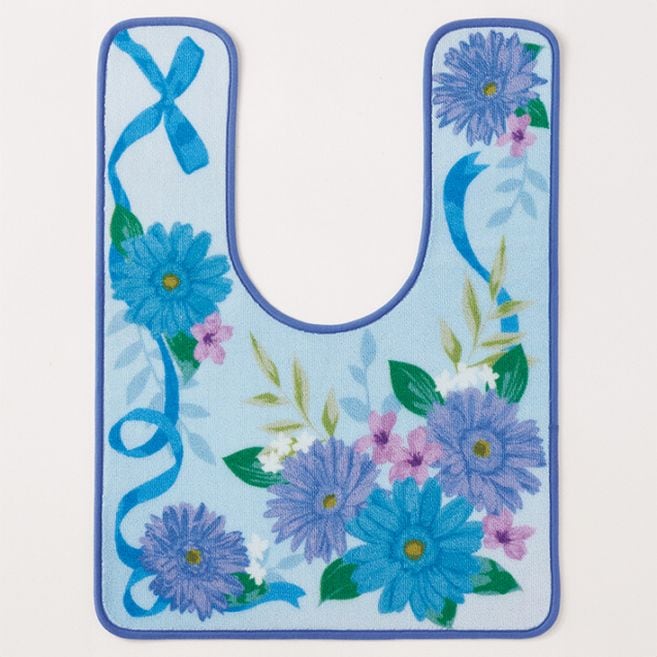 「ブルーブーケ」トイレマットシリーズ 耳長マット