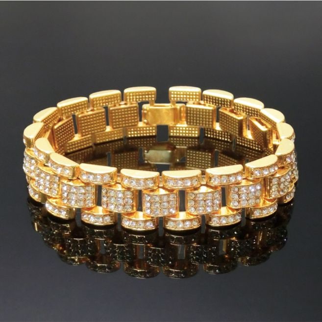 ダイヤモチーフメンズブレスレット