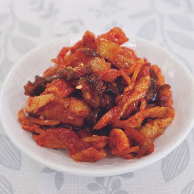 割干大根ときゅうりのキムチ