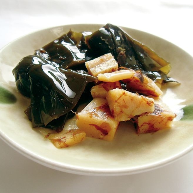 花かつお結び昆布と筍の土佐煮
