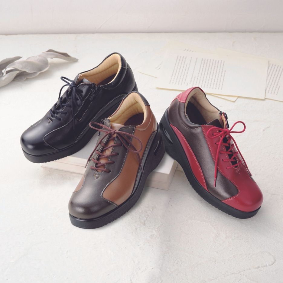 山羊革4E軽量エアーウォーキングシューズ｜ファミリー・ライフ公式通販