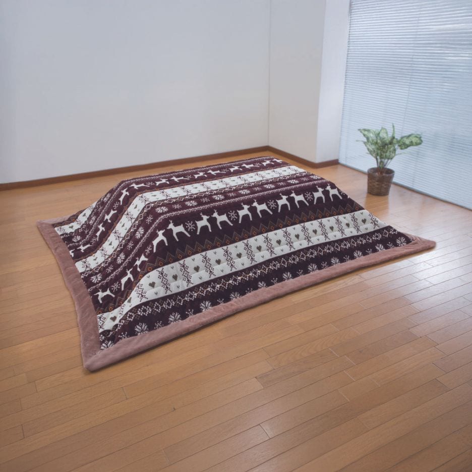 あったか毛布地こたつ掛布団 長方形