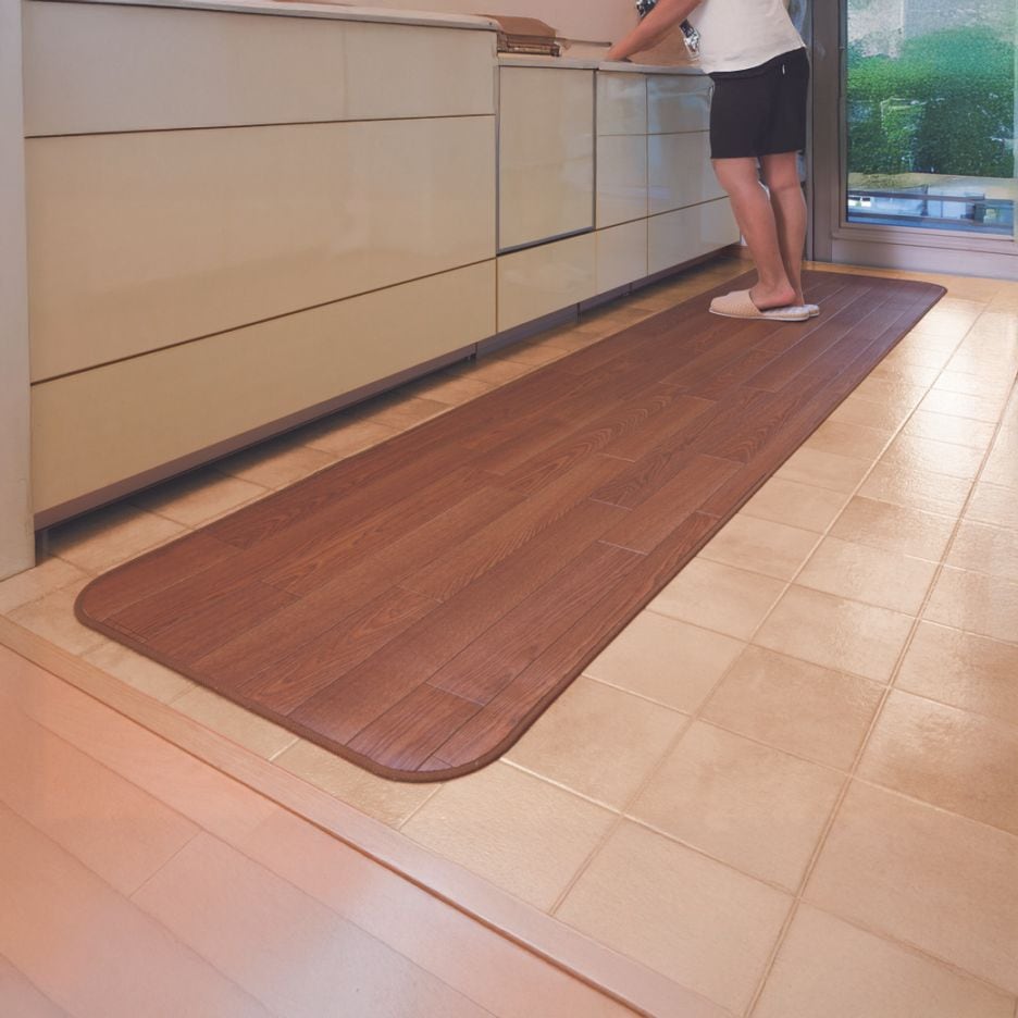 お手入れ簡単木目調廊下敷 45cm幅 45×240cm