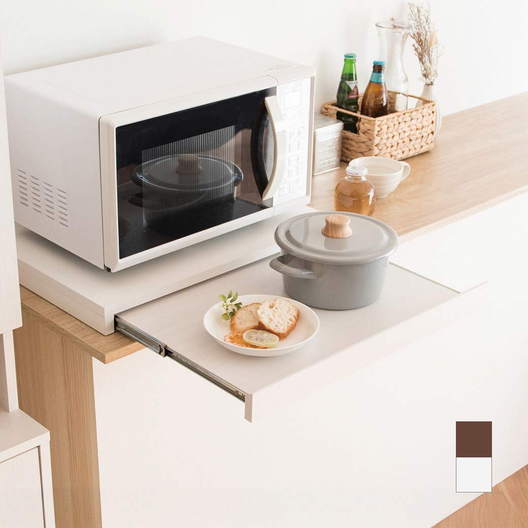 レンジ下スライドトレー 引き出し無し