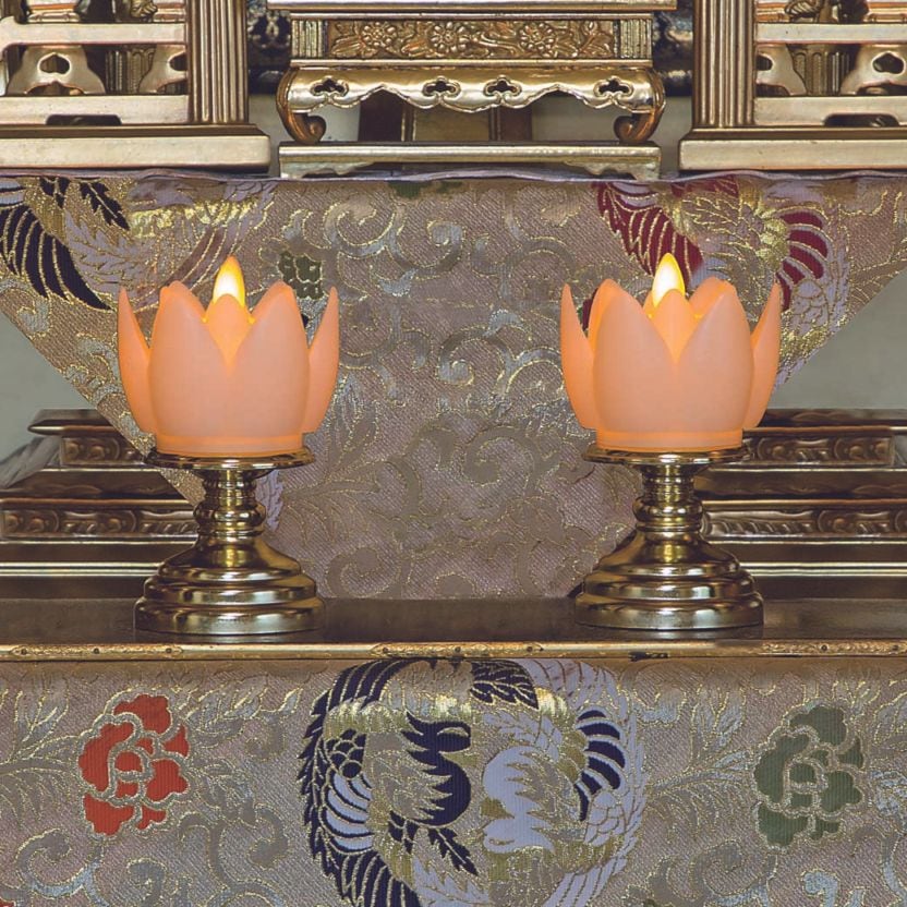 仏壇LEDキャンドル 1対