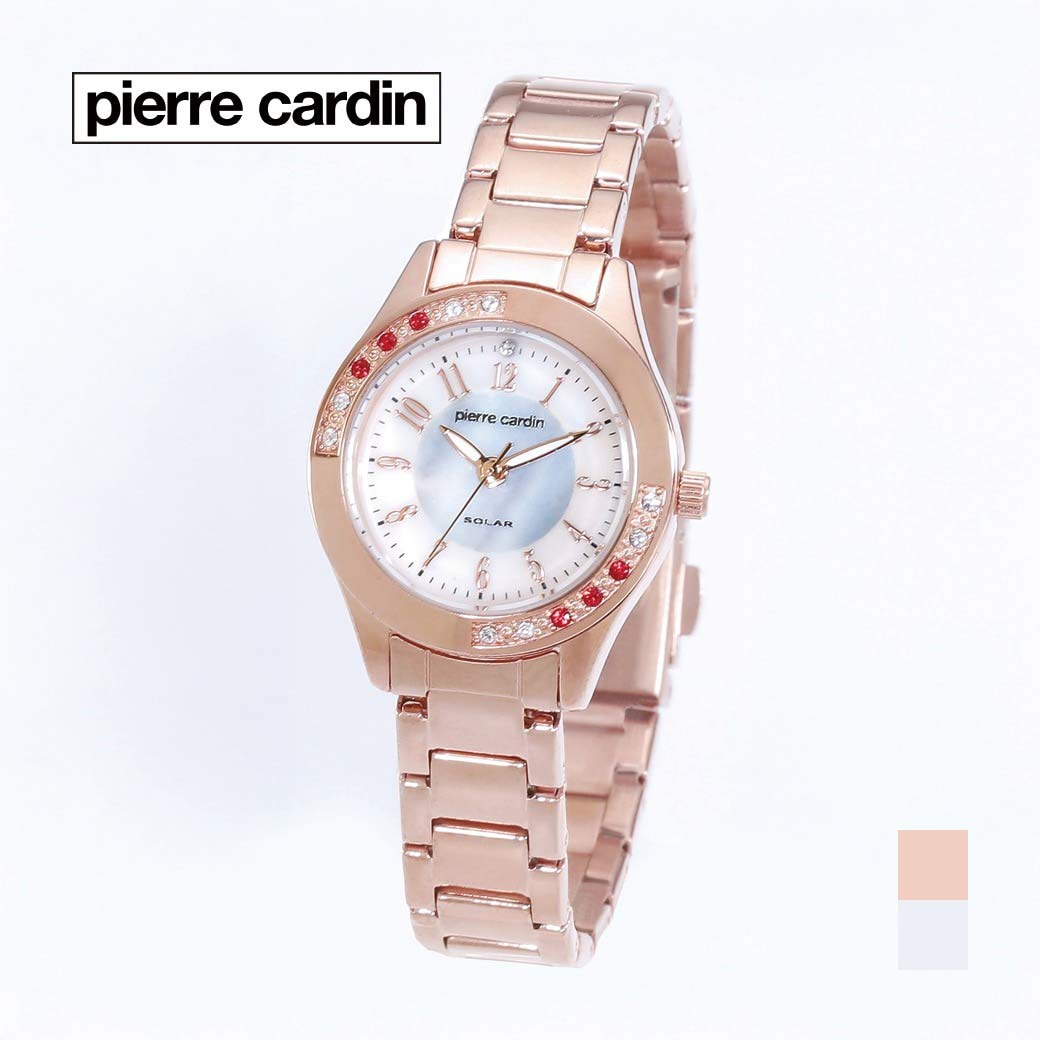 ピエール・カルダン 天然ダイヤ付きソーラーウォッチ