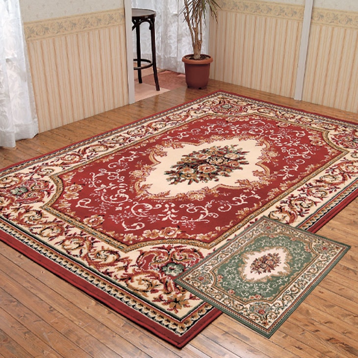 ベルギー製品  高級カーペット プレーベル 133×195cm カーペット ベルギー製 約1.5畳 ギャベ風