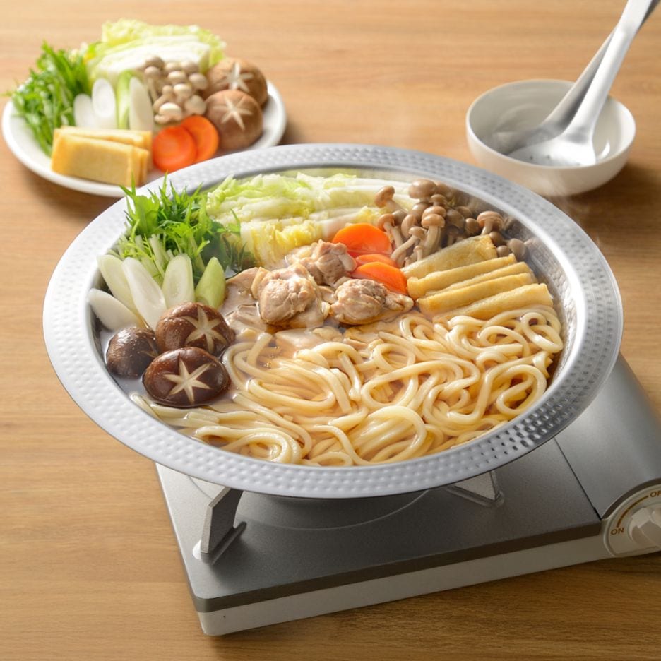 IH対応 よせしゃぶ鍋 26cm 蒸し器付き