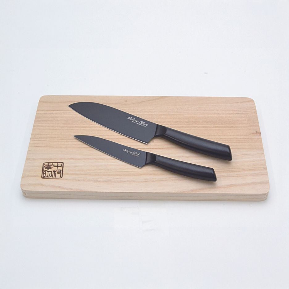 デリシアスブラック包丁セット 万能包丁＆ペティナイフ