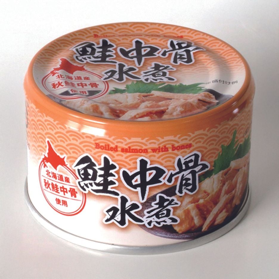 北海道産 秋鮭中骨水煮 150g×24缶