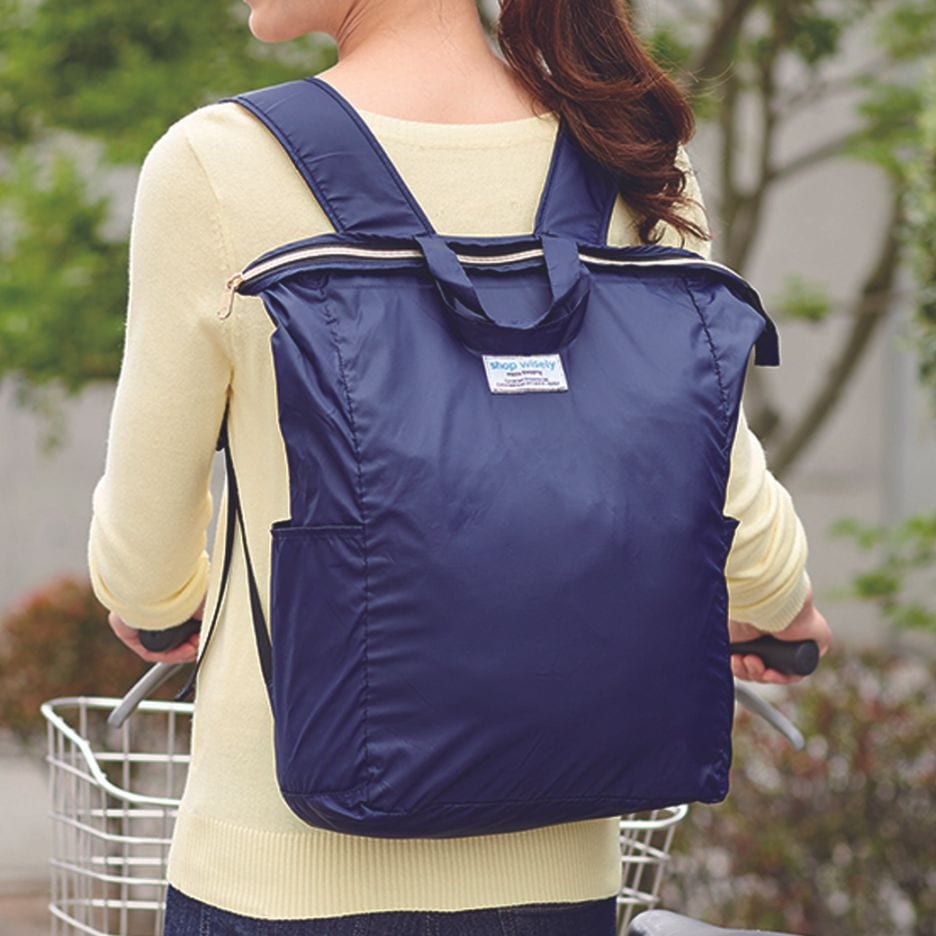 手の平サイズに畳めるリュック2色組