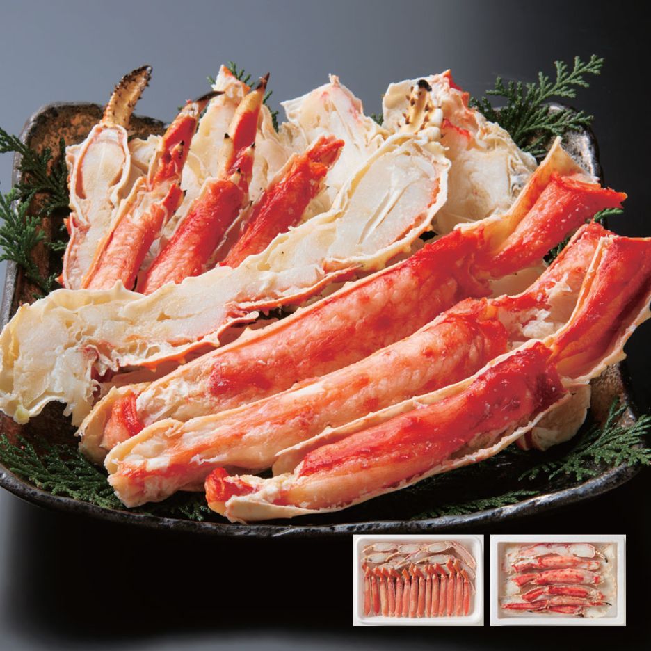 ボイルたらば蟹&ずわい蟹半むき身 2kg